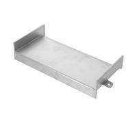 Gogogmee Déversoir de Cascade en Acier Inoxydable 20 X 10 X 25 CM pour Fontaine de Jardin Sortie d'eau pour Bassin Extérieur Accessoire de Cascade Décorative pour Patio et Aménagement