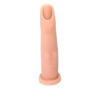 Gogogmee Doigt de Simulation en Silicone Beige Modèle Réaliste de Doigt pour Nail Art pour Entraînement Manucure et Pose Faux Ongles