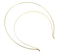 Gogogmee Double Layer Goddess Crown Headband Iron Tiara Bridal Halo For Party Wedding Cosplay DIY Hair Accessory Comfortable And Secure Fit