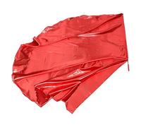 Gogogmee Drapeau de Culte Demi-Cercle Rouge 190 X 140 CM Tige, Drapeaux Dansants pour Performance Sportive et Spectacles de Danse, Bannières à Main pour Événements Festifs et Cultes