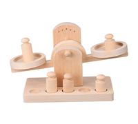 Gogogmee Éducatif Balance Bois pour Garçon Fille Ans Jeu Déveil Mathématique Montessori et Sûr Développement Coordination et Créativité