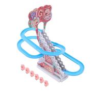 Gogogmee Électrique Ours Escalier avec Musique et Lumière Piste Interactive pour Tout-Petits Développement Moteur et Apprentissage Précoce Portable pour Intérieur et Sorties