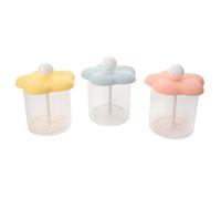 Gogogmee Ensemble 3 Pcs Mousseur Manuel pour Nettoyant Visage et Gel, Mousse Fine, Portable Léger en Plastique Jaune, Rose et Bleu, Outil Pratique pour Soins Peau à Domicile Voyage