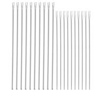 Gogogmee Ensemble Aiguilles Soi-même pour 20 Pièces Bicolore 0,6 et 0,8 Mm Haute Précision Accessoires Couture Main Loisirs Créatifs Fabrication Bricolage