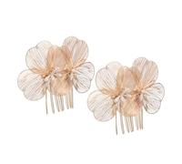 Gogogmee Ensemble De Peignes Latéraux Floraux Peigne À Cheveux En Forme De Fleur Pince À Cheveux De Mariée Pour Mariage Accessoire De Mariage Fait À La Main