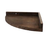 Gogogmee Étagère Angle Murale Flottante en Bois Support Mural pour Rangement Déco Chambre Salon Salle de Bain Tablette Angle Robuste