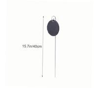 Gogogmee Étiquette de Plante Ardoise Naturelle avec Suspension Antirouille Panneau Jardinage Rond Marqueur Résistant pour Pots et Massifs pour et Potagers