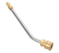 Gogogmee Extension de Lance Courbée Acier Inoxydable pour Nettoyeur Haute Pression Rapide Barre de Rallonge pour Lavage Auto et Irrigation Agricole Couleur Aléatoire