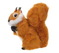 Gogogmee Fausse poupée d'écureuil Peluche poupée d'écureuil réaliste modèle de Faux écureuil Fausse de Faux écureuil Light Brown