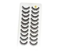 Gogogmee Faux Pour Femmes Lot De 10 Paires Extensions De Maquillage Décorations De Moelleux Et Doux Pour Les Fêtes