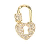 Gogogmee Fermoir Collier Premium Doré pour Bijoux DIY Connecteur Délicat pour Création et Réparation de Colliers