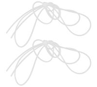 Gogogmee Ficelle de Remplacement Accessoire Résistant à Forte Pression, Installation Rapide Lot de 2 pour Panier de Basket en Nylon Blanc pour Arceau de Basket Intérieur et Extérieur