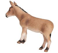 Gogogmee Figurine D'âne Debout en Plastique, Modèle D'âne Simulé pour Garçon et Filles, Décoration Ludique pour Bureau et Jardin, Statue D'âne Éducative, Animal Réaliste, Accessoire de Jeu