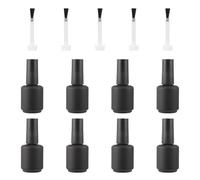 Gogogmee Flacon de Vernis à Ongles Vide 15 Ml en Verre Pinceau Gel, Lot de 13 Pièces, Contenant Étanche pour Gel à Ongles, Accessoires Manucure Professionnels