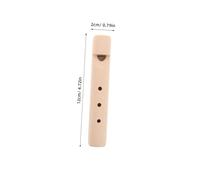 Gogogmee Flûte Bois pour Garçon Fille Mini DIY Peinture Instrument Musical Orff Éveil Créatif pour Petits Garçon Apprentissage Musique Ludique