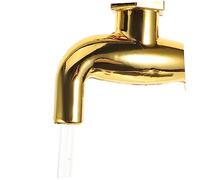 Gogogmee Fontaine de Jardin avec Robinet Invisible Lumineux Dispositif de Flux Flottant Portable Décoration de Cour Extérieure Kit Arrosoir DIY avec Pompe à Eau LED Adapté