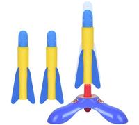 Gogogmee Fusée Lanceur Manuel Plastique Sécurisé pour Garçon Fille Jeu Interactif de Tir Amusant pour Garçons Compact et Portable Matériaux Durables Danger