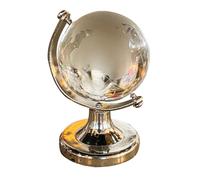 Gogogmee Globe Décoratif Cristal Mini Globe Rotatif de Bureau Ornement Créatif et Compact Décoration Intérieure Élégante pour Adultes