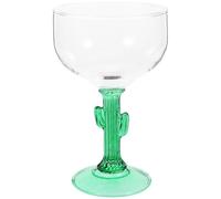 Gogogmee Gobelet Cactus 400ml Verre Transparent Pour Maison Et Hôtel Design Unique Avec Travail Raffiné Réutilisable