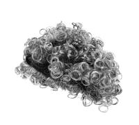 Gogogmee Halloween Grandma Wig Light Grey Realistic Curly Hairpiece For Costume Accessories Comfortable Lightweight Old Lady Wig For Halloween Cosplay Party And Stage Performances