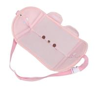 Gogogmee Hamac de Pied Voiture Réglable avec Design Lapin Rose Repose Longues Distances Accessoire Détente Voyage pour Suv Camion Avion et Camping-