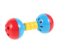 Gogogmee Hochet Double Tête pour Garçon Fille Plastique Doux Stimulation Auditive et Visuelle Renforce Coordination et Motricité des Garçon Fille Bas Âge Couleur Aléatoire