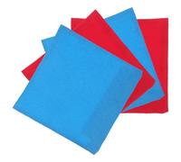 Gogogmee Jeu de Paquet de Haricots pour Garçon et Filles 4 Pièces sans Remplissage 2 Rouges 2 Bleus, Poufs Carrés Légers et Interactifs pour Jeux D'intérieur et Extérieur, Éducatif