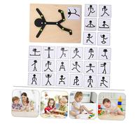 Gogogmee Jeu de Puzzle Figurines pour Garçon Fille Éducatif Précoce pour Développer Motricité Fine Coordination Main Œil et Pensée Puzzle Éducatif pour Garçons et Filles