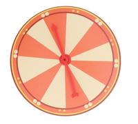 Gogogmee Jeu Familial Roue de Loterie 20 Cm en Plastique Robuste Plateau Tournant Personnalisable pour Activités Éducatives et Fêtes Scolaires, Accessoire Ludique pour Jeux de Société