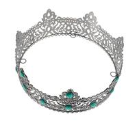 Gogogmee King Crown For Men And Women Lightweight Medieval Rhinestone Tiara Hair Accessory For Birthday Prom Wedding Cosplay Costume