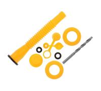Gogogmee Kit de Bouchons de Protection Hexagonaux pour Écrous avec Buse Flexible et Foret Kit de Remplacement pour Bec Verseur Bidon à Gaz Installation Facile Surface Antidérapante