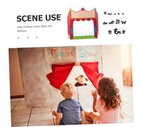 Gogogmee Kit de de Marionnettes Dombre Éducatif DIY avec Scène et Accessoires Matériel de Science Expérimentale pour Garçon Fille Interactif pour École et Apprentissage Créatif