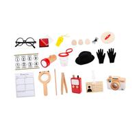 Gogogmee Kit de Détective Garçon et Filles 1 Set, Accessoires de Cosplay Réalistes pour Garçon et Fille, D’espionnage Éducatif pour Jeu de Rôle et Aventure en Extérieur