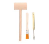 Gogogmee Kit de Fouille Garçon Fille avec Marteau Bois Brosse et Pelle Éducatif Sciences pour Garçons Filles Outils Excavation Archéologie et Géologie Découverte Fossiles et Gemmes