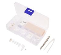 Gogogmee Kit de Remplacement Plaquettes Nasales Silicone Souple Antidérapantes pour Lunettes, 30 Paires Coussinets Nez Confortables Chambre à Air, Accessoires Réparation Montures et Soleil