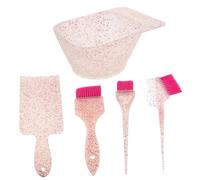 Gogogmee Kit De Teinture Pour Cheveux Kit De Coiffure Planche À Mèches Pinceaux De Couleur Pour Coiffeur Bol De Mélange