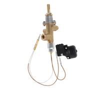 Gogogmee Kit de Thermocouple Gaz et Capteur D'inclinaison pour Parasol Chauffant Extérieur, Pièce de Réparation Résistante à l'usure en Laiton et Plastique, Protection Sécurité