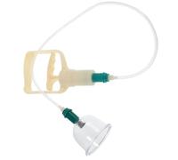 Gogogmee Kit de Ventouses Chinoises Sous Vide avec Pompe Manuelle à Main Ventouses de Massage Ergonomiques pour Thérapie Élimination Humidité Usage Familial et Professionnel