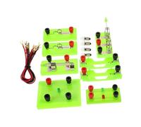 Gogogmee Kit Éducatif Complet pour Matériel Physique pour Expériences de Circuits Série et Parallèle Apprentissage Pratique Stem pour Collège et École Primaire