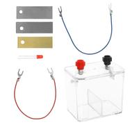 Gogogmee Kit Expérimentation Scientifique Batterie De Fruits Et Dispositif Expérimental pour Élèves Plaques Cuivre Fer Zinc Courant Stable Recherche Énergétique Expérience Éducative Scolair