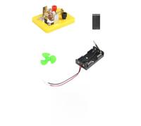 Gogogmee Kit Moteur Miniature Électrique DIY Éducatif pour Expérience Scientifique Modèle Micro Moteur à Courant Continu sans Pile pour Construction Petite Voiture et Couleur Aléatoire