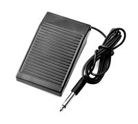 Gogogmee Kit Pédale Pied Portable pour Alimentation Machine Pédale Antidérapante Compacte Noire Contrôle pour Tatouage et Équipement Électrique