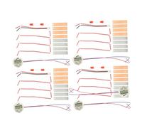 Gogogmee Kit Scientifique de Batterie de Fruits Lumineux pour Garçon et Filles, 4 Sets, Kit D'expériences Électriques et Circuits, Pédagogique, Éducatif, pour Maison et Classe