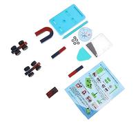 Gogogmee Kit Scientifique de Physique Magnétisme pour Enseignement à et Scolaire Expérimental Aimants Polyvalent Couleur Aléatoire Kit Éducatif pour Projets et Couleur