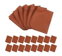 Gogogmee Lingettes Microfibre 24 Pcs Marron, Chiffon Nettoyage Écran sans Traces, Emballage Individuel, Tissu Microfibre pour Lentilles Lunettes, Appareils Photo, Smartphone et