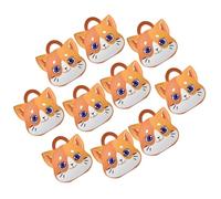Gogogmee Lot de 10 Boîtes à Friandises en Papier de Chat Poignée Coffrets Présents Pliables Emballages Carton Résistants pour Bonbons Biscuits et Snacks Usage Mariage Shower et Fête