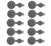 Gogogmee Lot de 10 Bouchons de Valve étanches pour Matelas Gonflable - Bouchons de Rechange en TPU - Embouts de dégonflage à Ressort pour oreillers de Voyage et de Camping