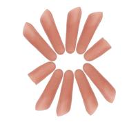 Gogogmee Lot de 10 Faux Doigts en Vinyle RéAlistes pour Effets SpéCiaux Accessoires De ScèNe Et Maquillage Halloween 4.80X2.50X2.30Cm