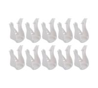 Gogogmee Lot de 10 Set de Tiges de Poussée en Plastique pour Distributeur de Dentifrice Mural, Accessoire de Remplacement Solide pour Presse-tube Manuel, Usage Quotidien Salle de