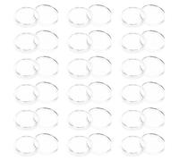 Gogogmee Lot de 100 Porte-Capsules pour Pièces de Monnaie Transparents Diamètre Intérieur 21 MM Boîte de Rangement Professionnelle Protège-Pièces Portable Coffret à Pièces pour